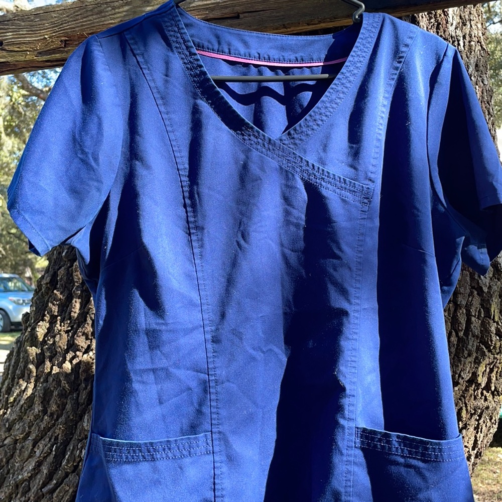 healing purple label scrubs